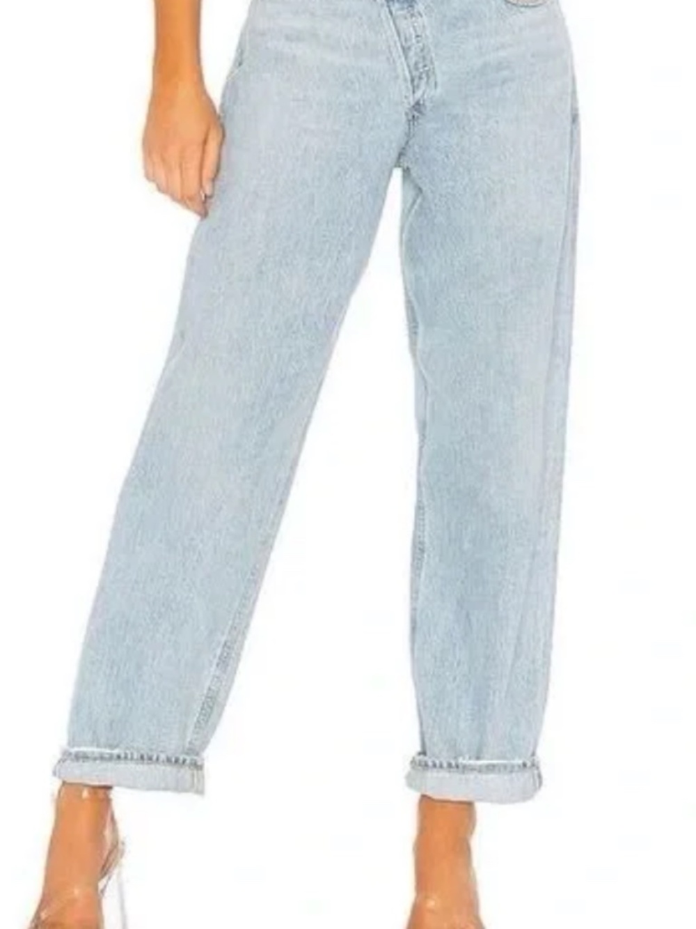 Agolde Criss Cross Denim Jeans Size 24